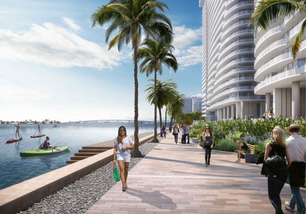 Rendering of Bay Walk at Island Bay