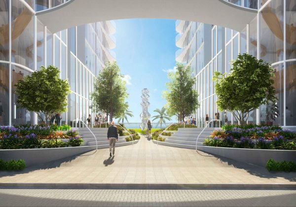 Rendering of Island Bay Promenade