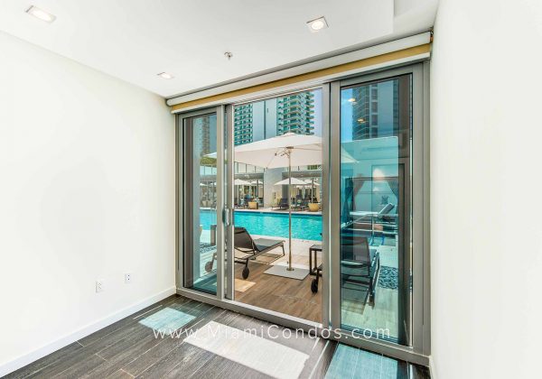 Pool View from Paramount Miami Worldcenter Cabana #21