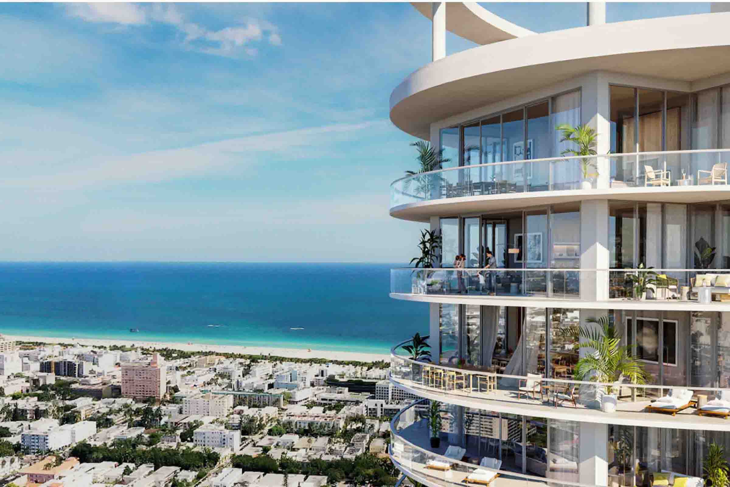Rendering of Five Park Miami Beach Ocean View