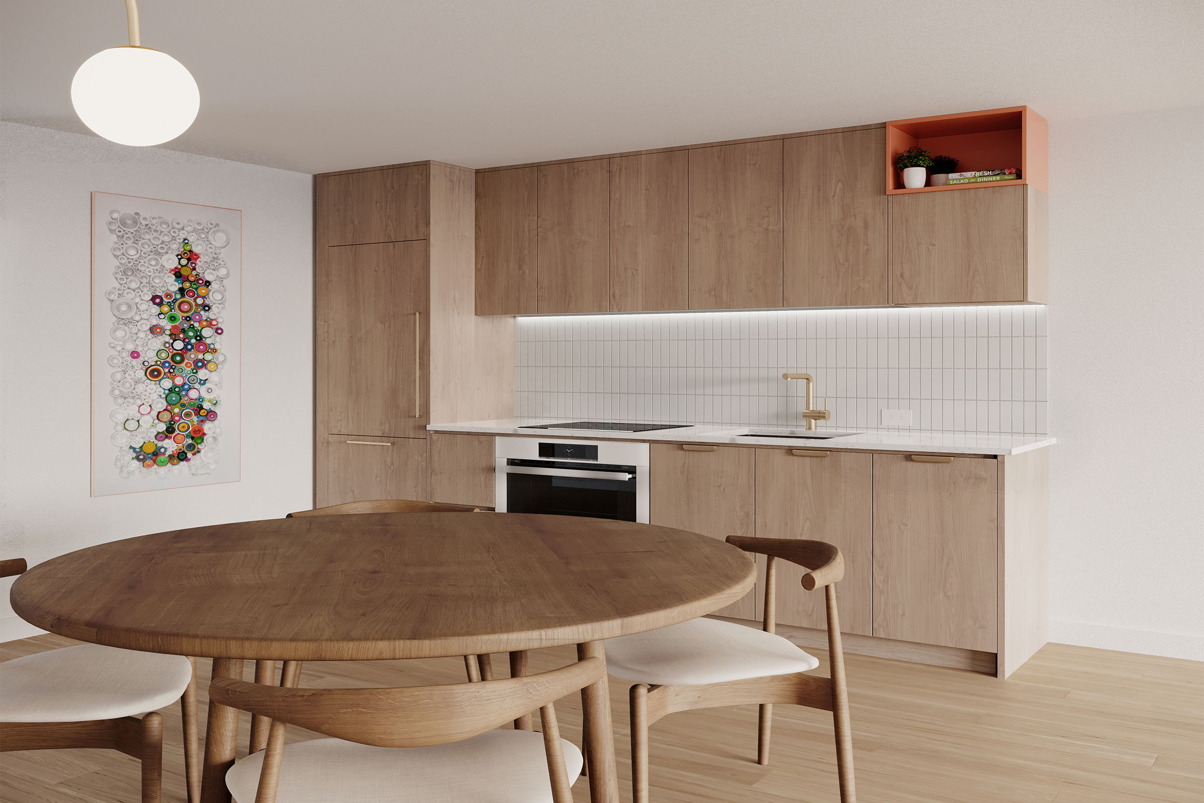 Rendering of The Standard Residences Kitchen