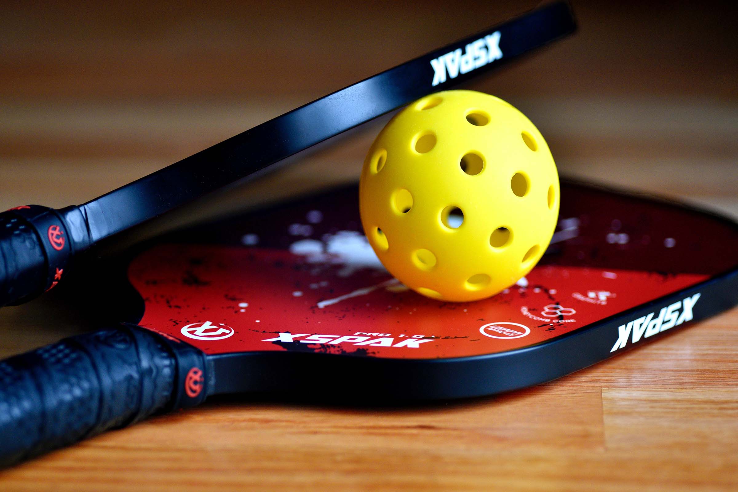 Pickleball Paddles and Ball