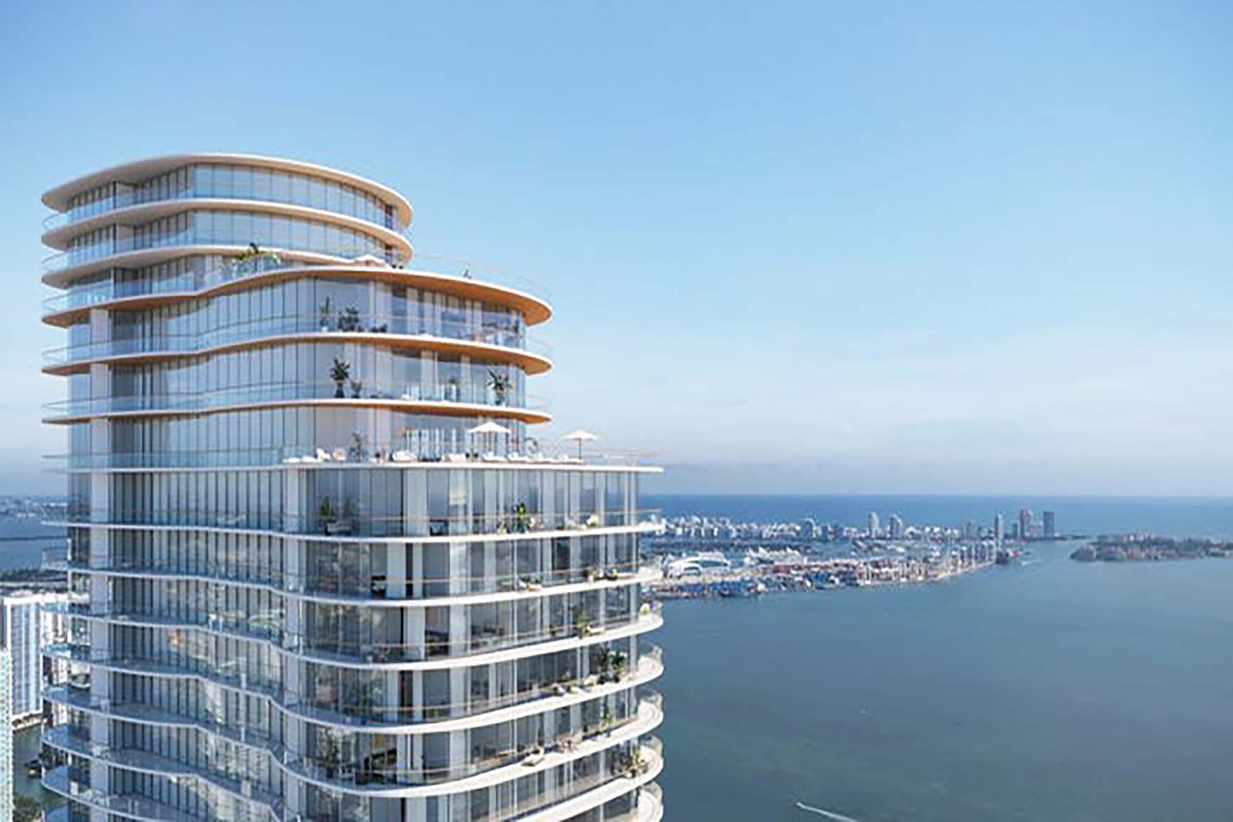 Rendering of Cipriani Residences Miami Brickell Views