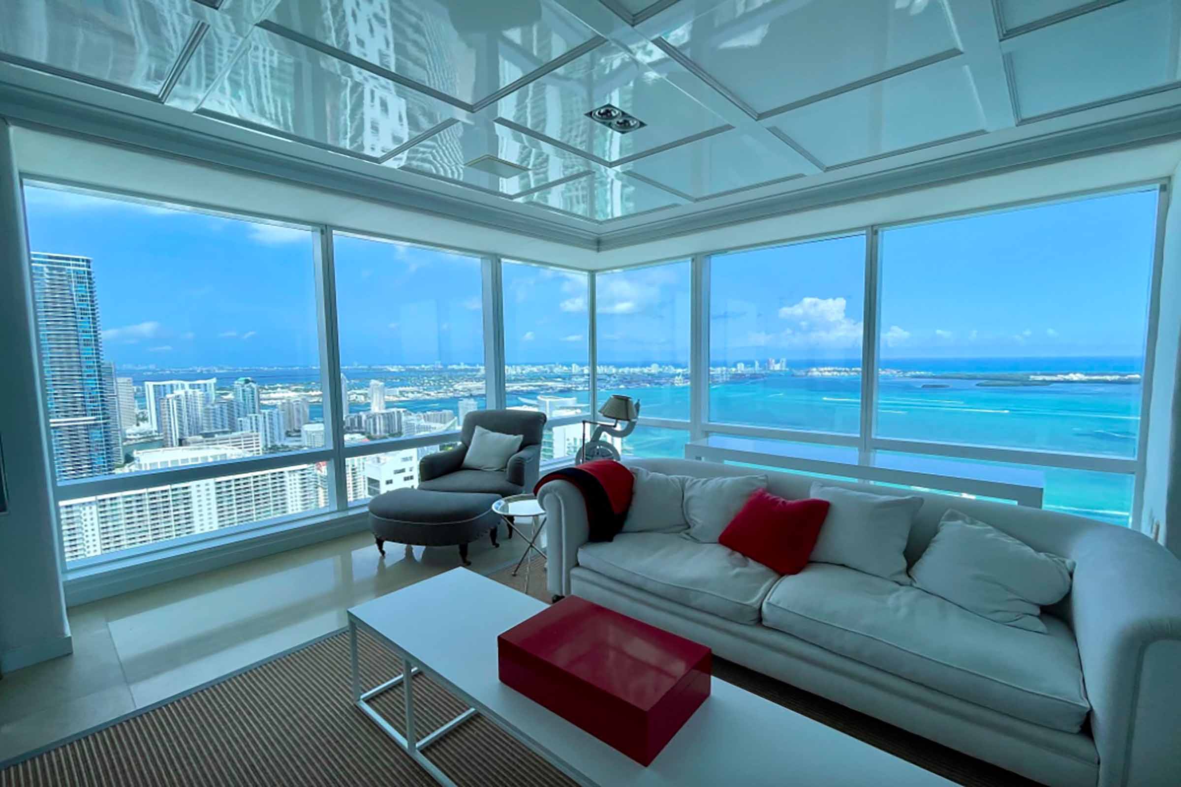 Four Seasons Residences Miami Brickell 58E Living Room