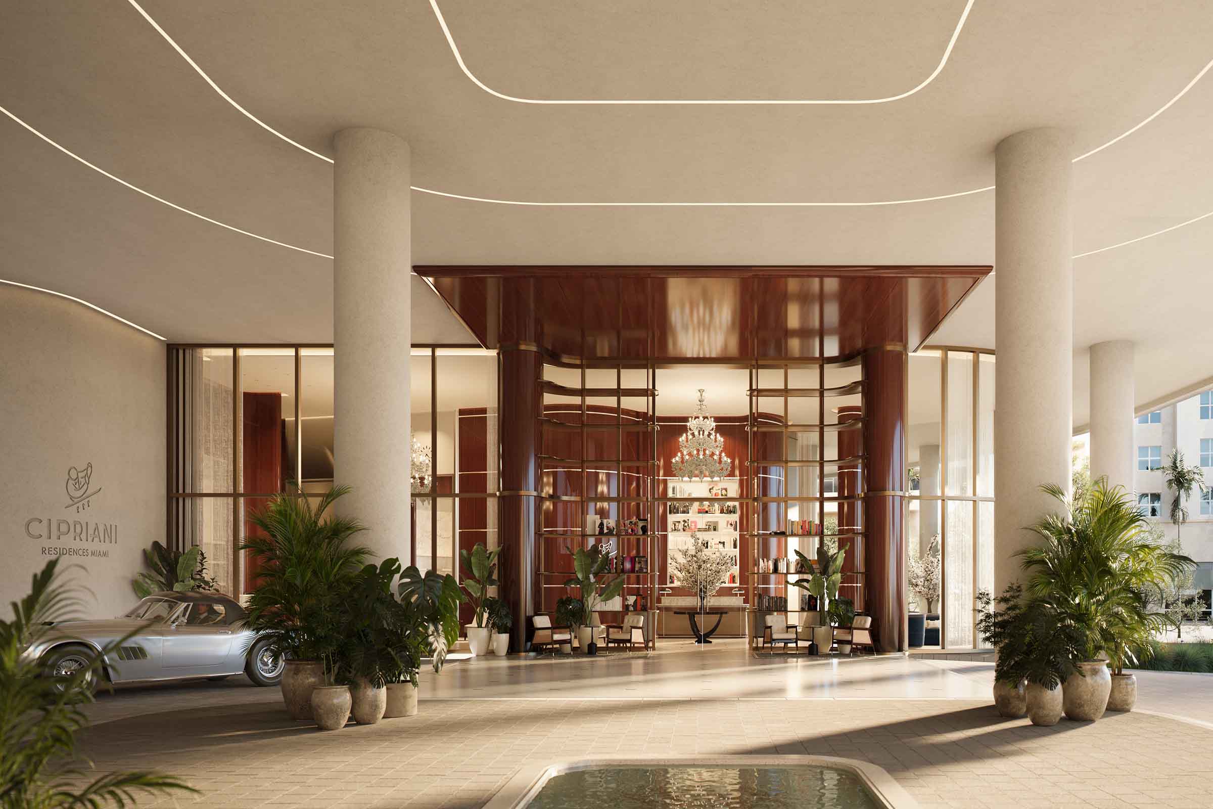 Rendering of Cipriani Residences Brickell Miami Arrival