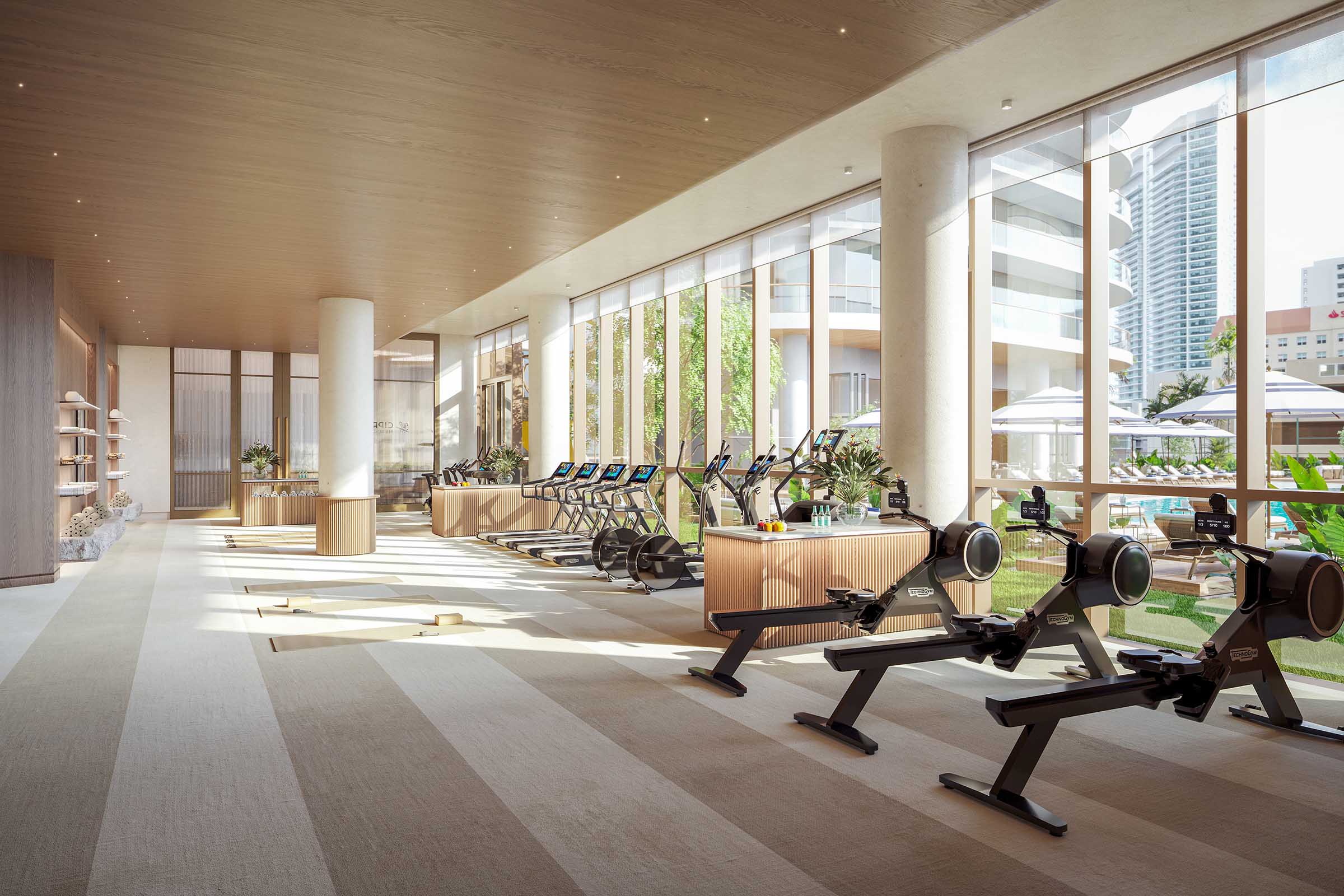 Rendering of Cipriani Residences Brickell Miami Gym
