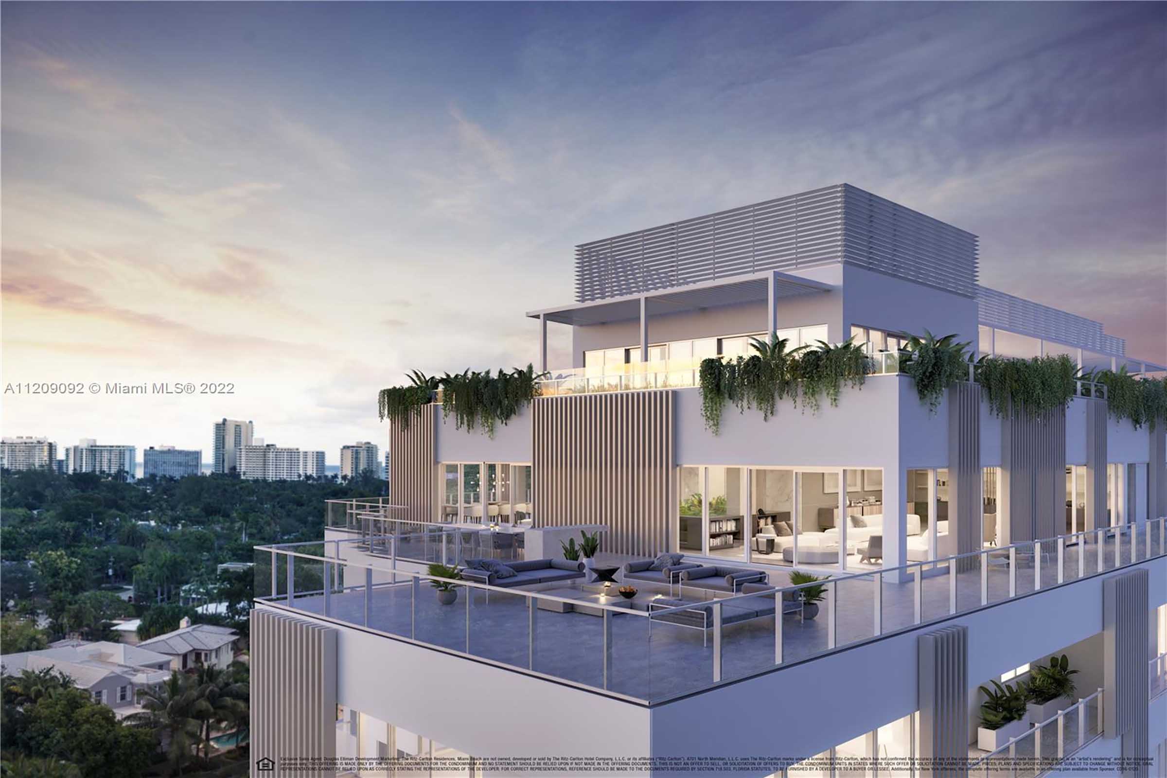 Rendering of Ritz Carlton Miami Beach PH 21 24
