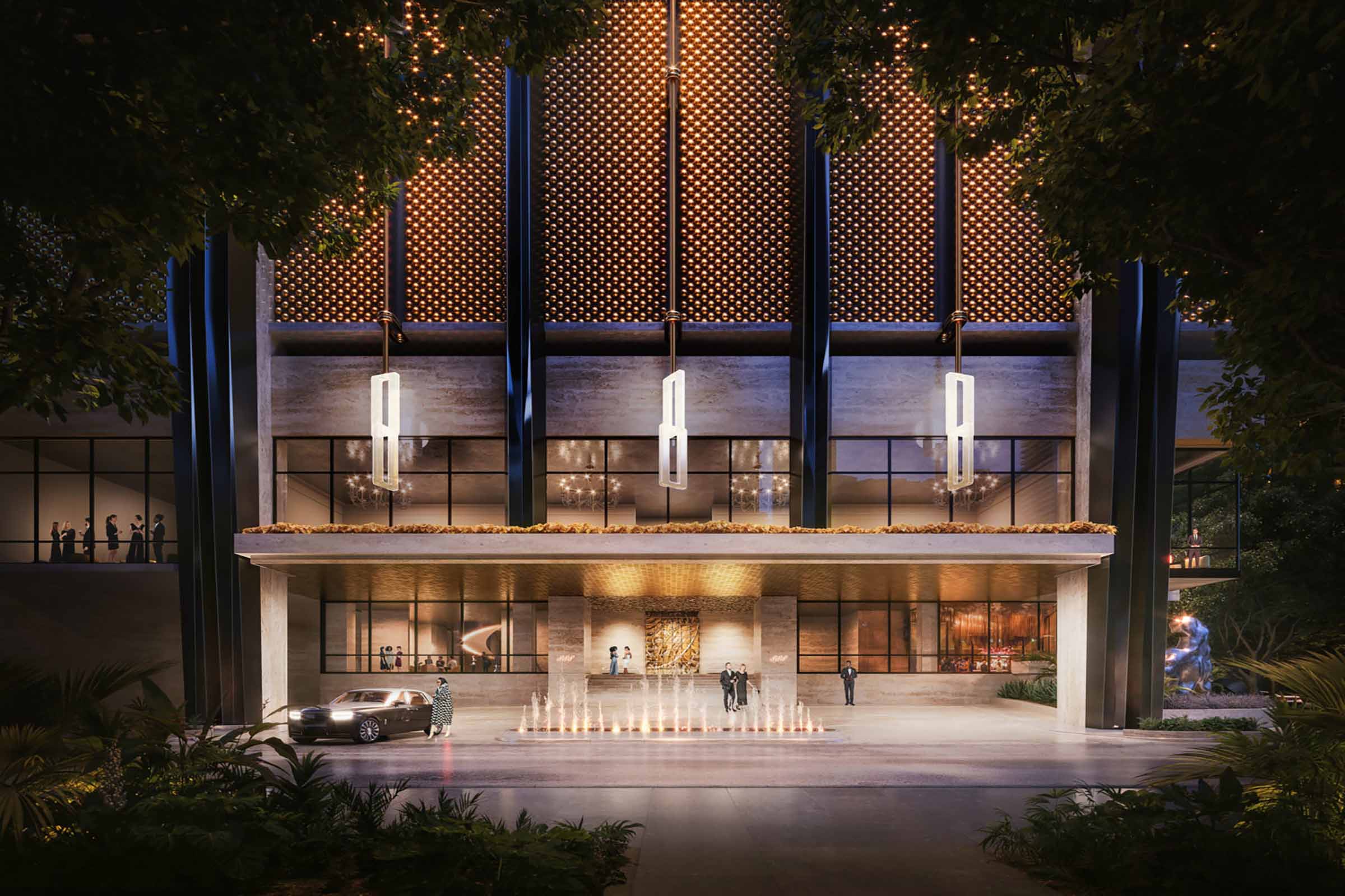 Rendering of 888 Brickell Valet Porte Cochere Rendering of 888 Brickell Valet Porte Cochere