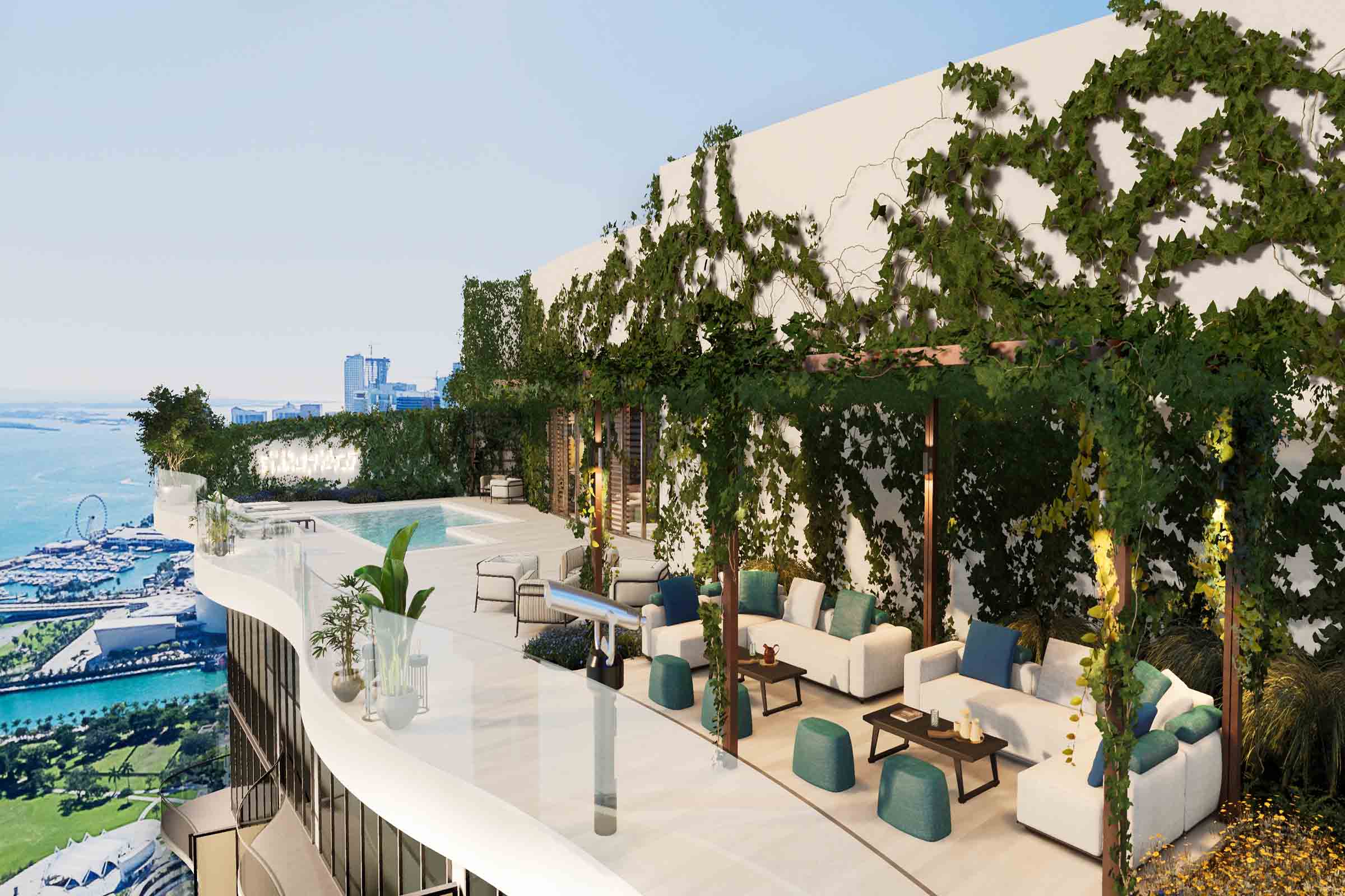 Rendering of Casa Bella Rooftop