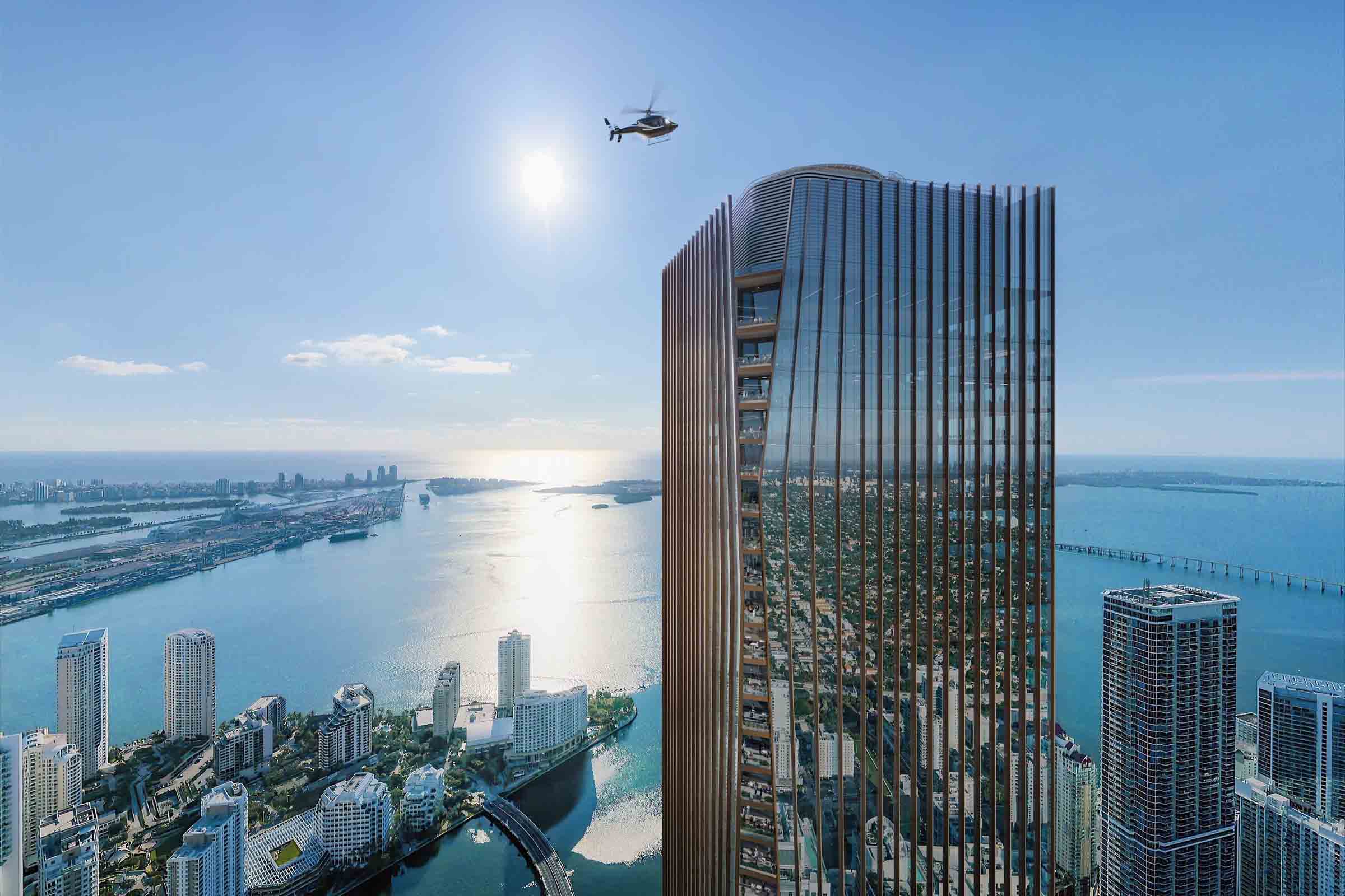 Rendering of One Brickell City Centre Helipad