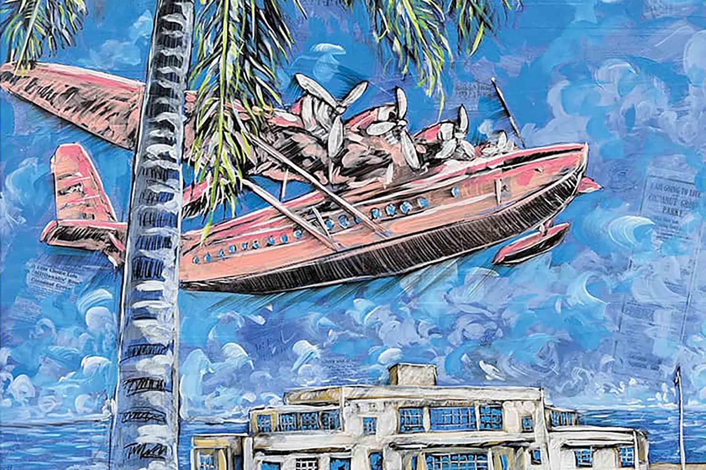 The Coconut Grove Arts Festival’s Official 2023 Poster Pays Homage To Dinner Key