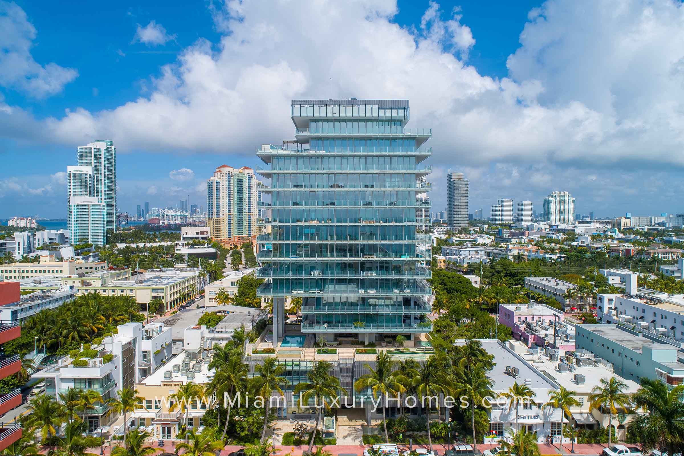 Glass Miami Beach Condo Building