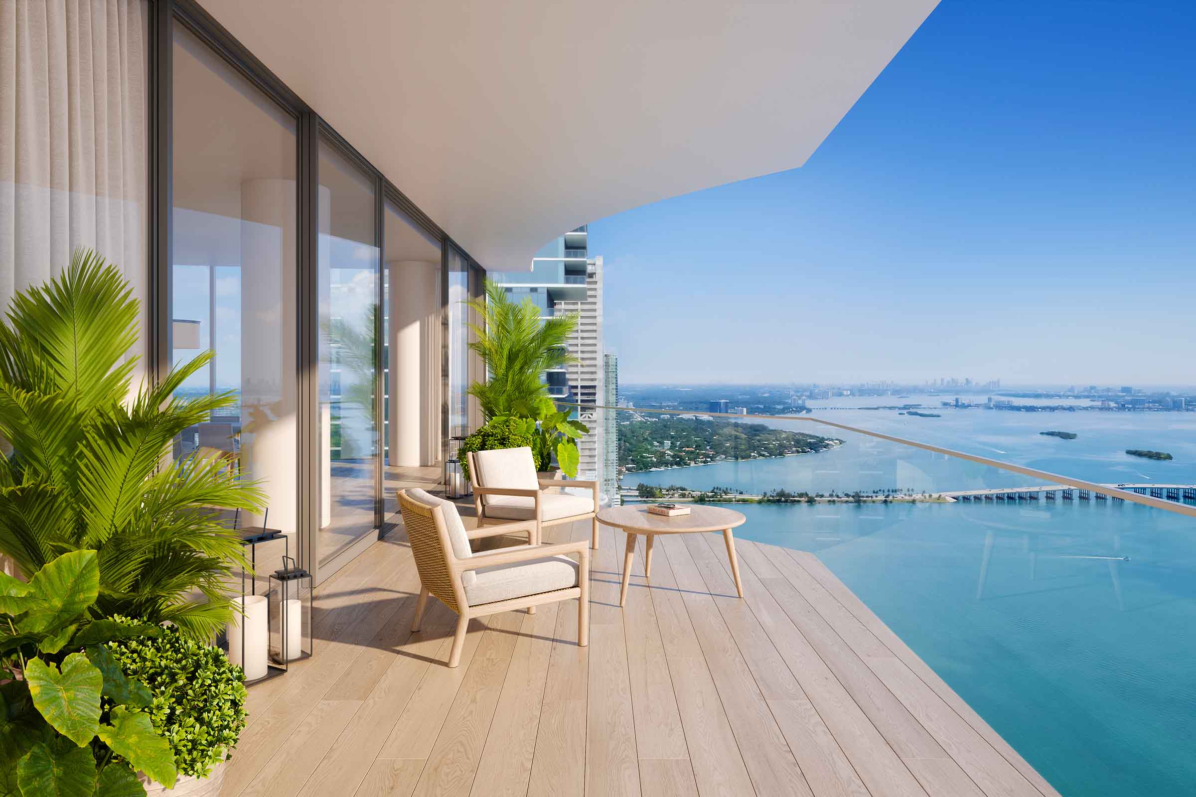 Rendering of EDITION Residences Miami Edgewater North Terrace