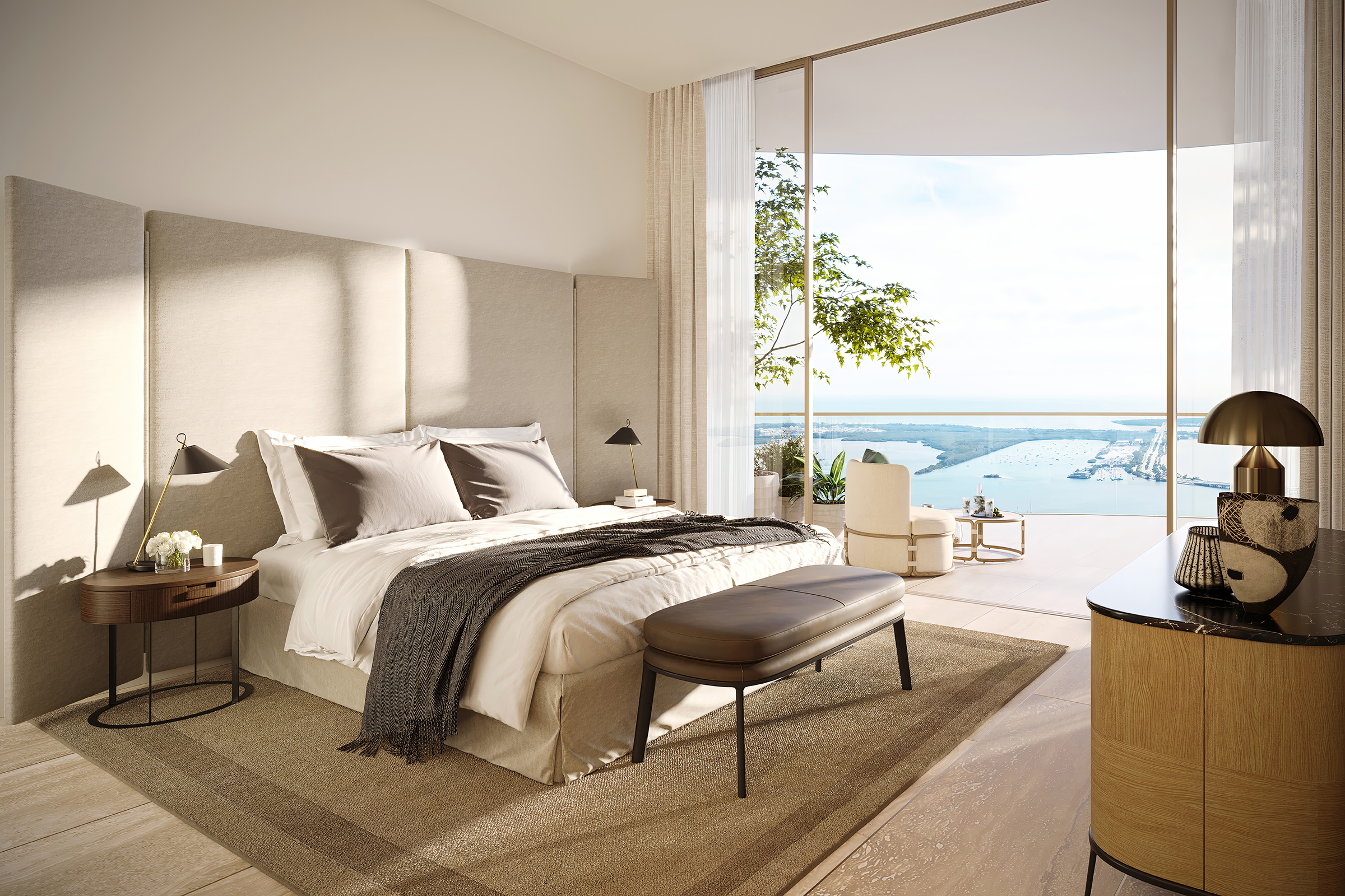 Rendering of The Residences at 1428 Brickell Primary Bedroom