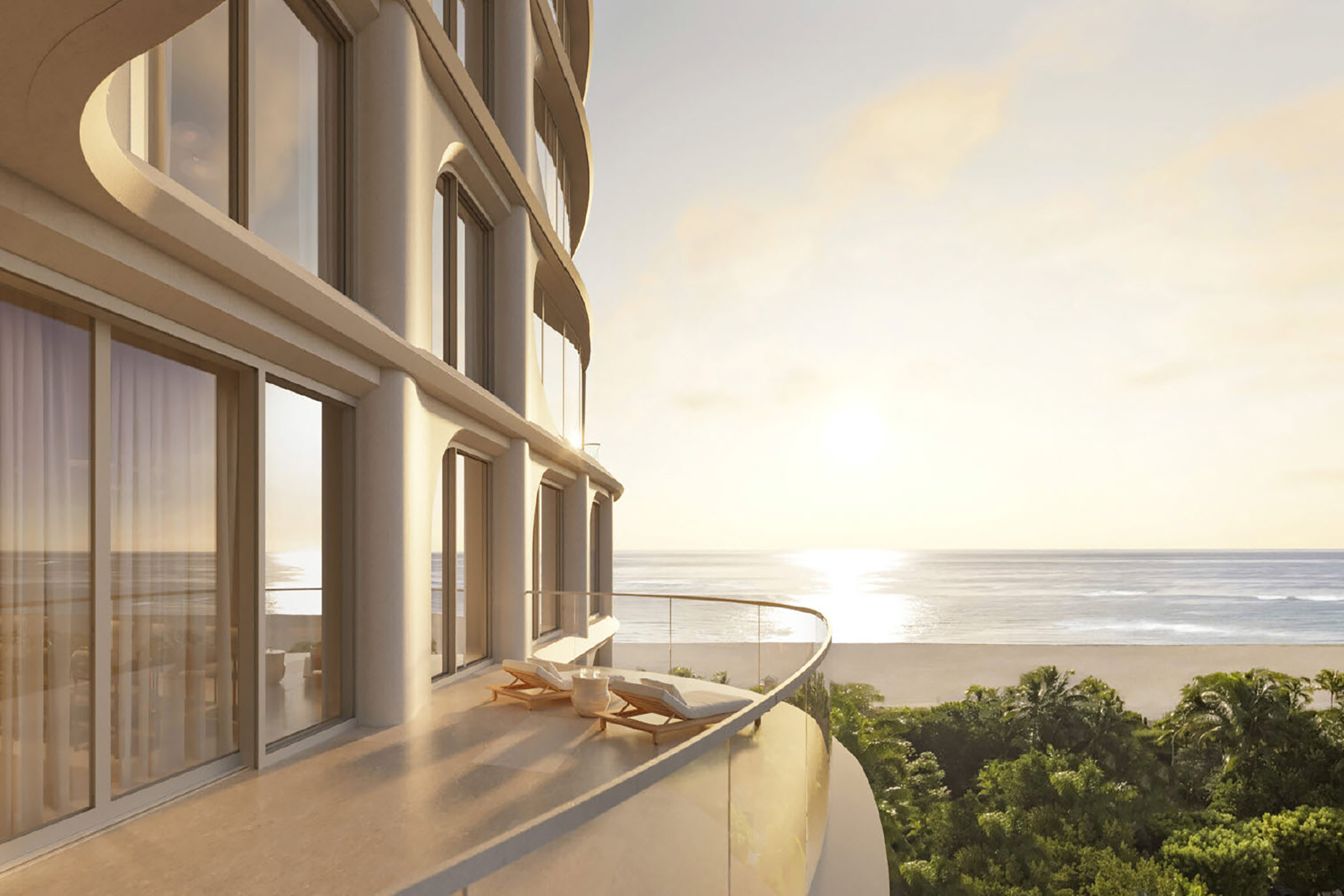 Rendering of The Shore Club Residences Balcony