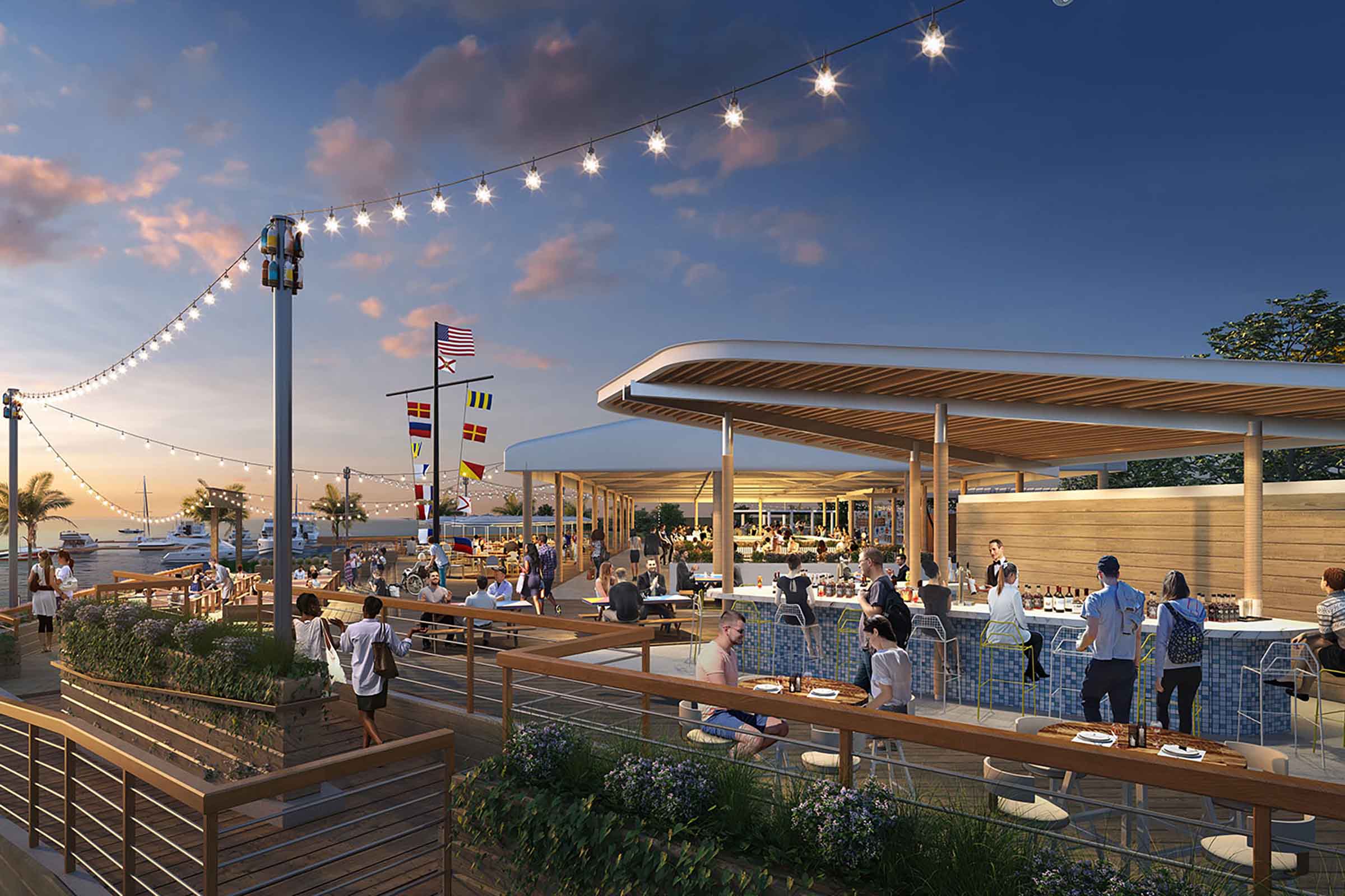 Rendering of Regatta Grove Coconut Grove Waterfront Rendering of Regatta Grove Coconut Grove Waterfront