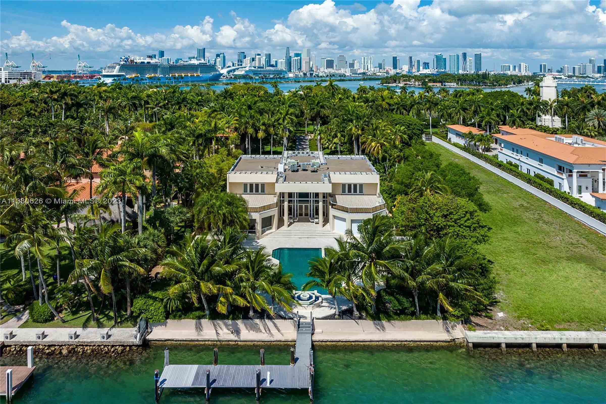 37 Star Island Miami Beach Rick Ross Drone View