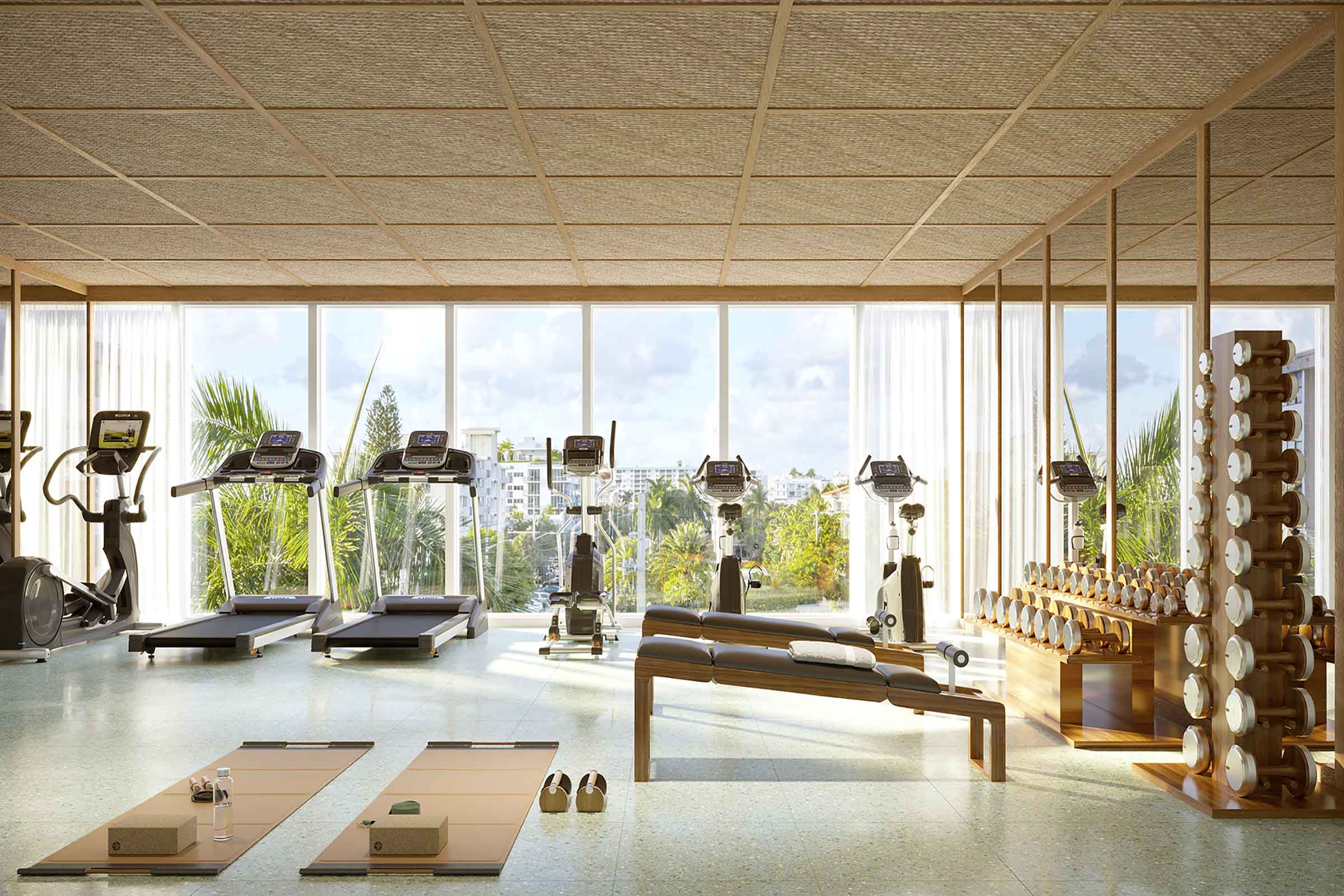 Rendering of THE WELL Bay Harbor Islands Gym