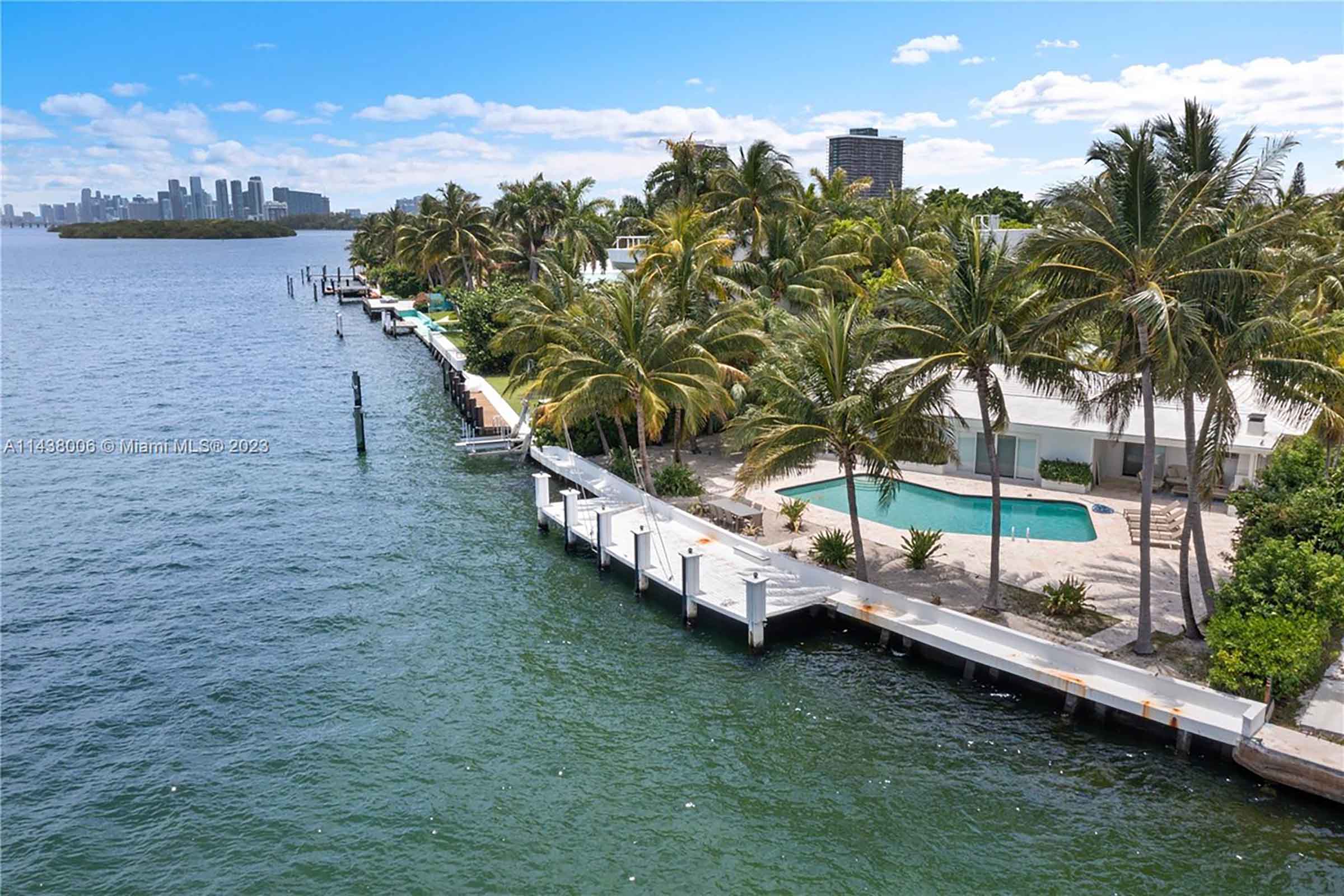 Dr. Lenny Hochstein Belle Meade Island Miami Home Waterfront