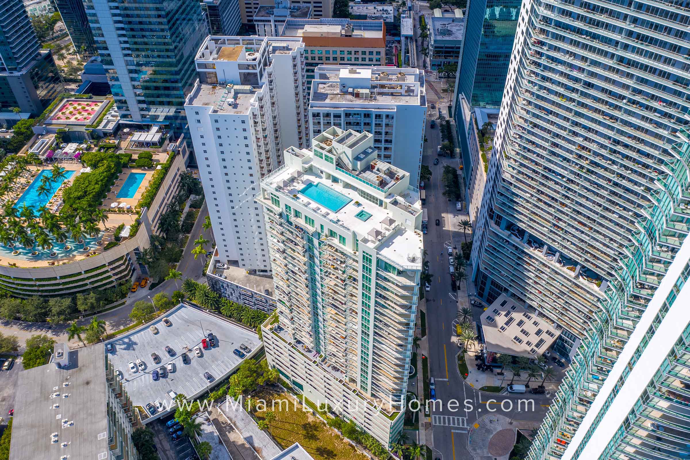 Aerial View of Emerald at Brickell
