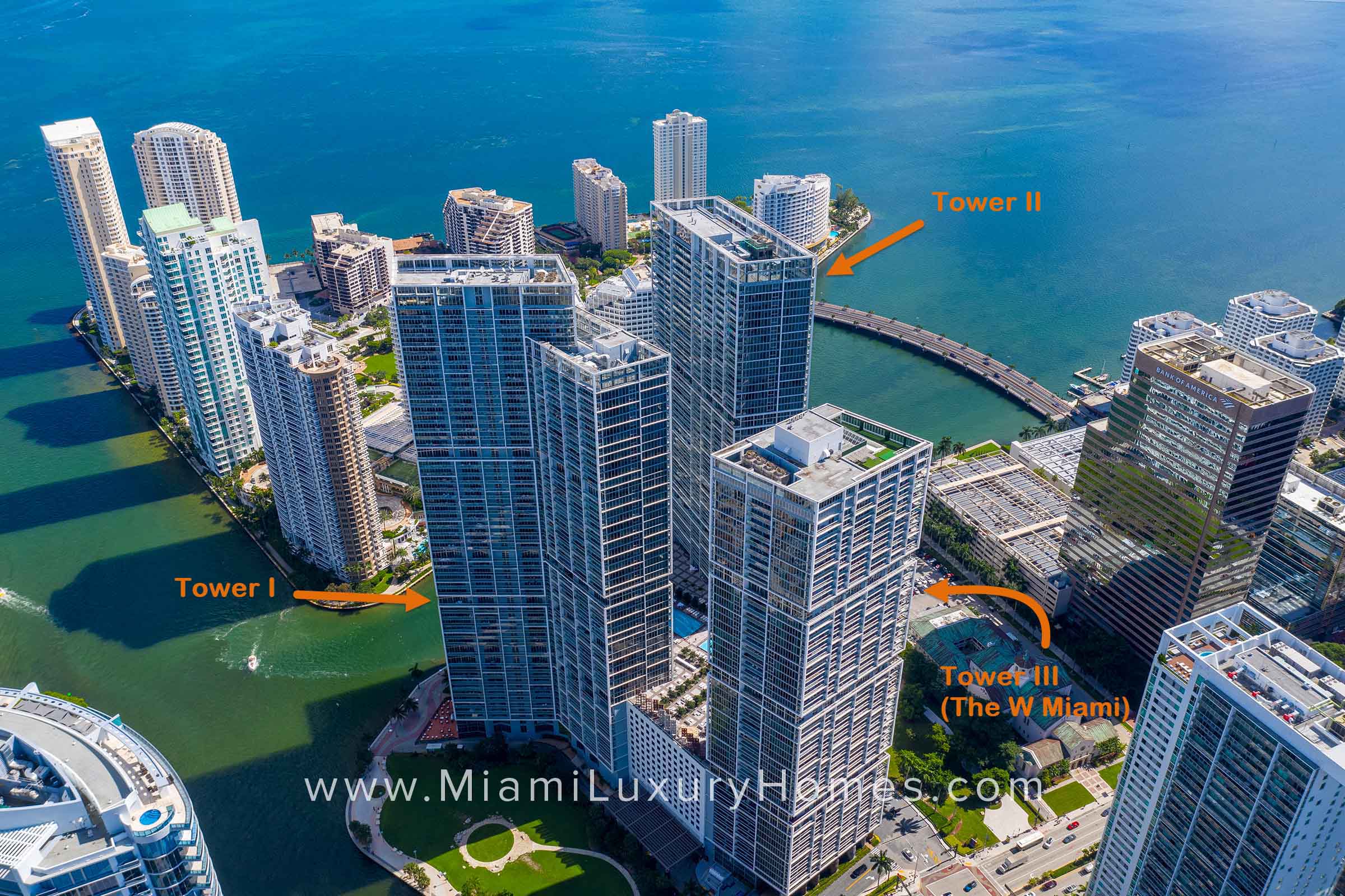 Aerial View of Icon Brickell