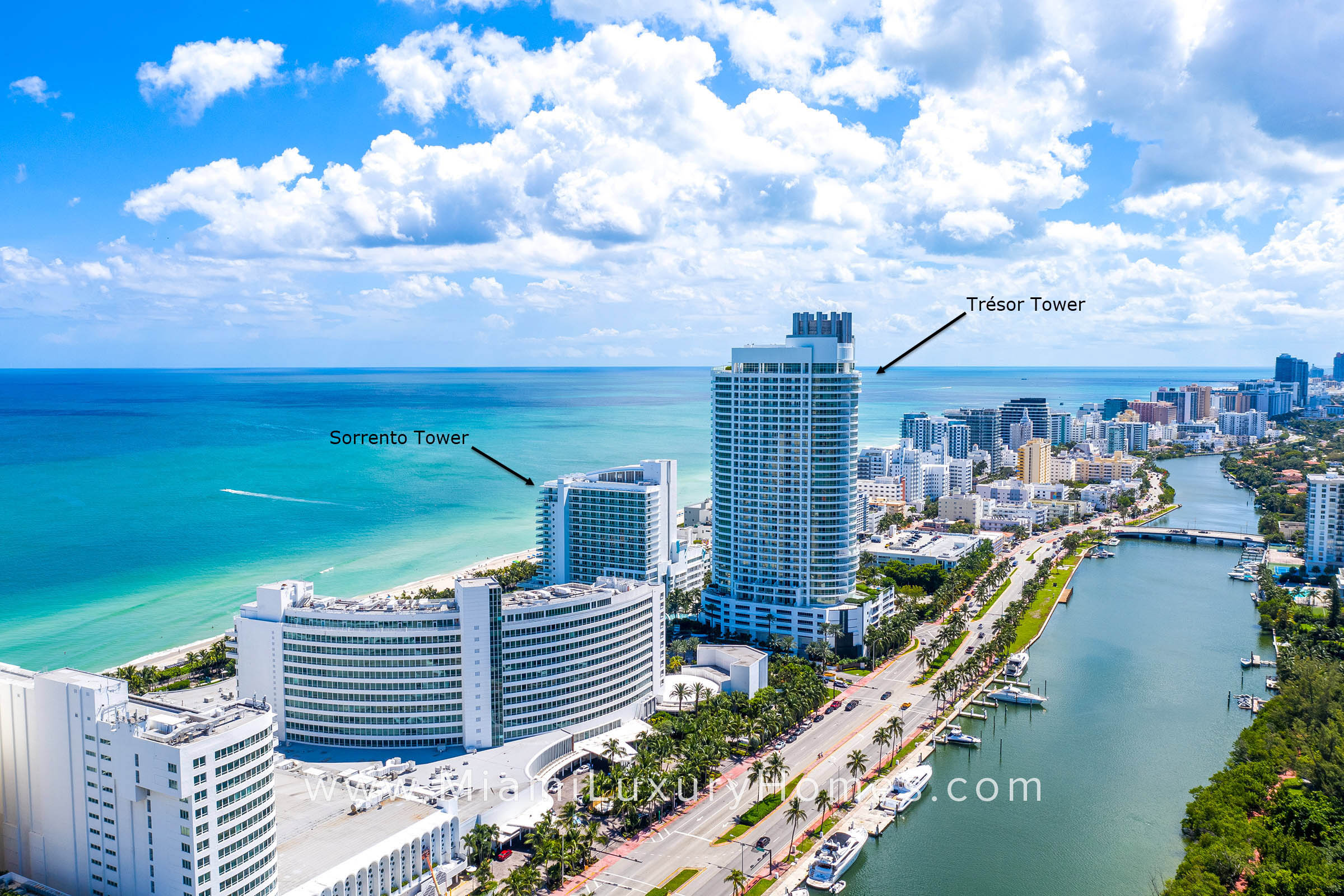 Fontainebleau Condo Towers in Miami Beach
