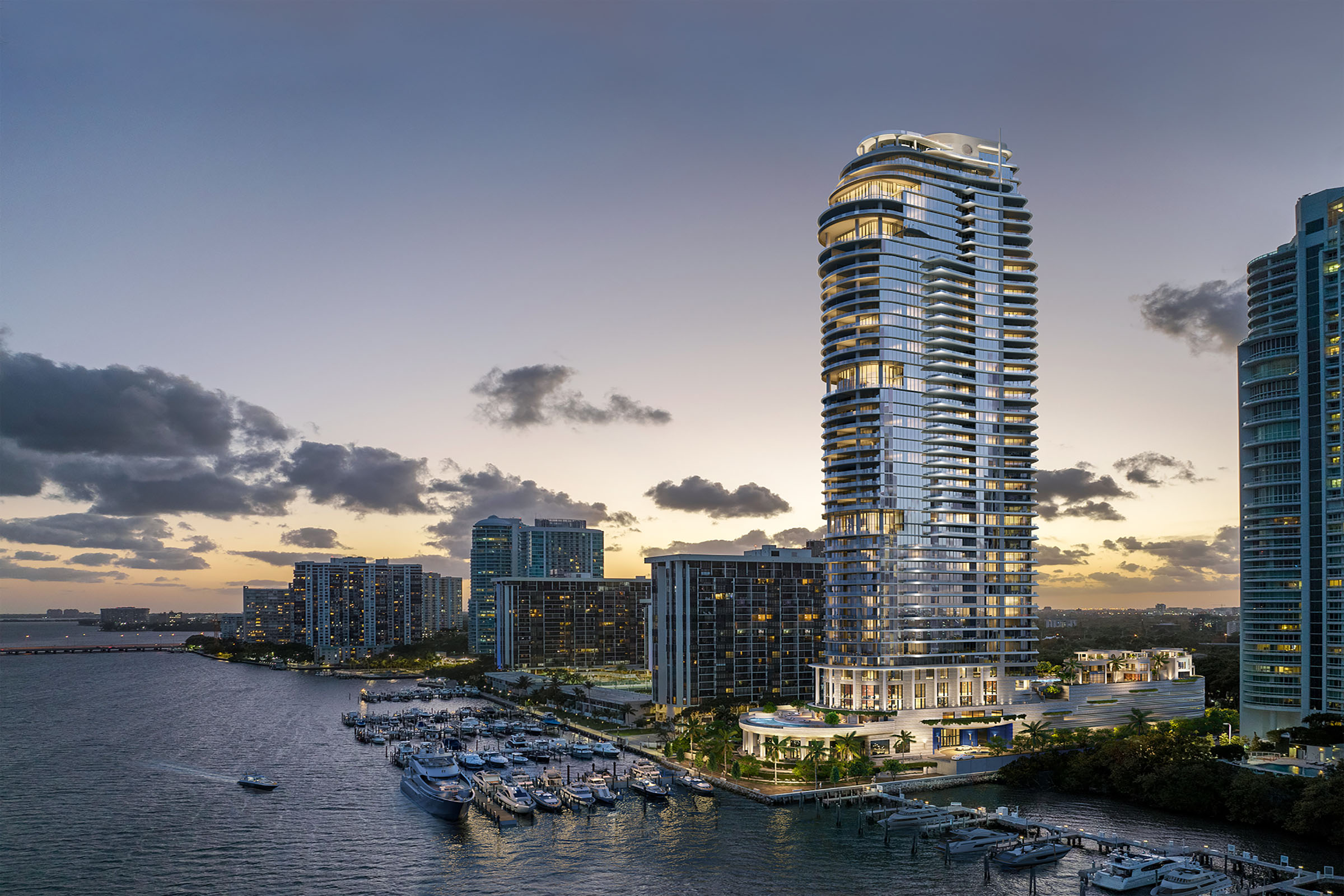 Rendering of St Regis Residences Miami Brickell View of Building