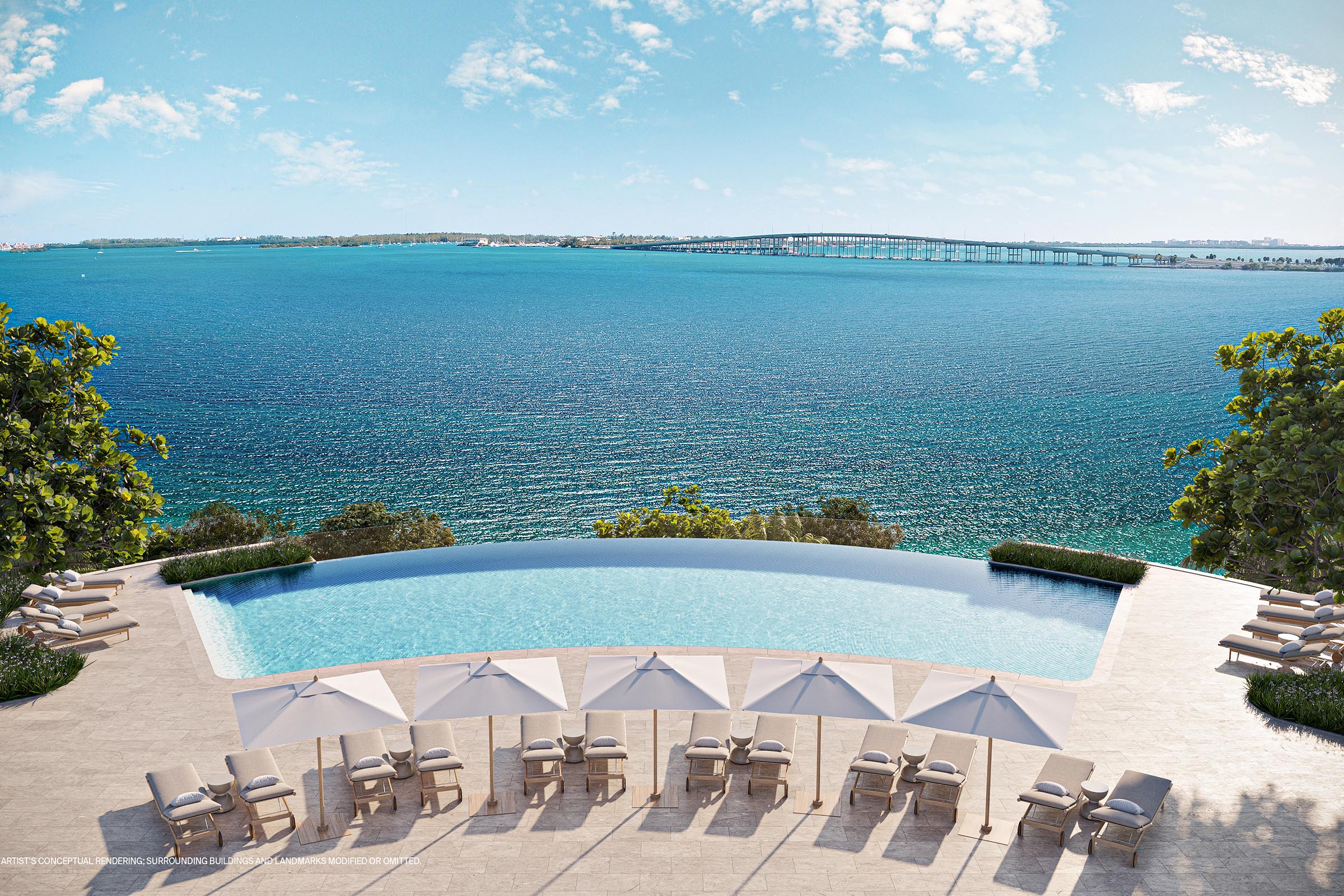 Rendering of St Regis Residences Miami Pool