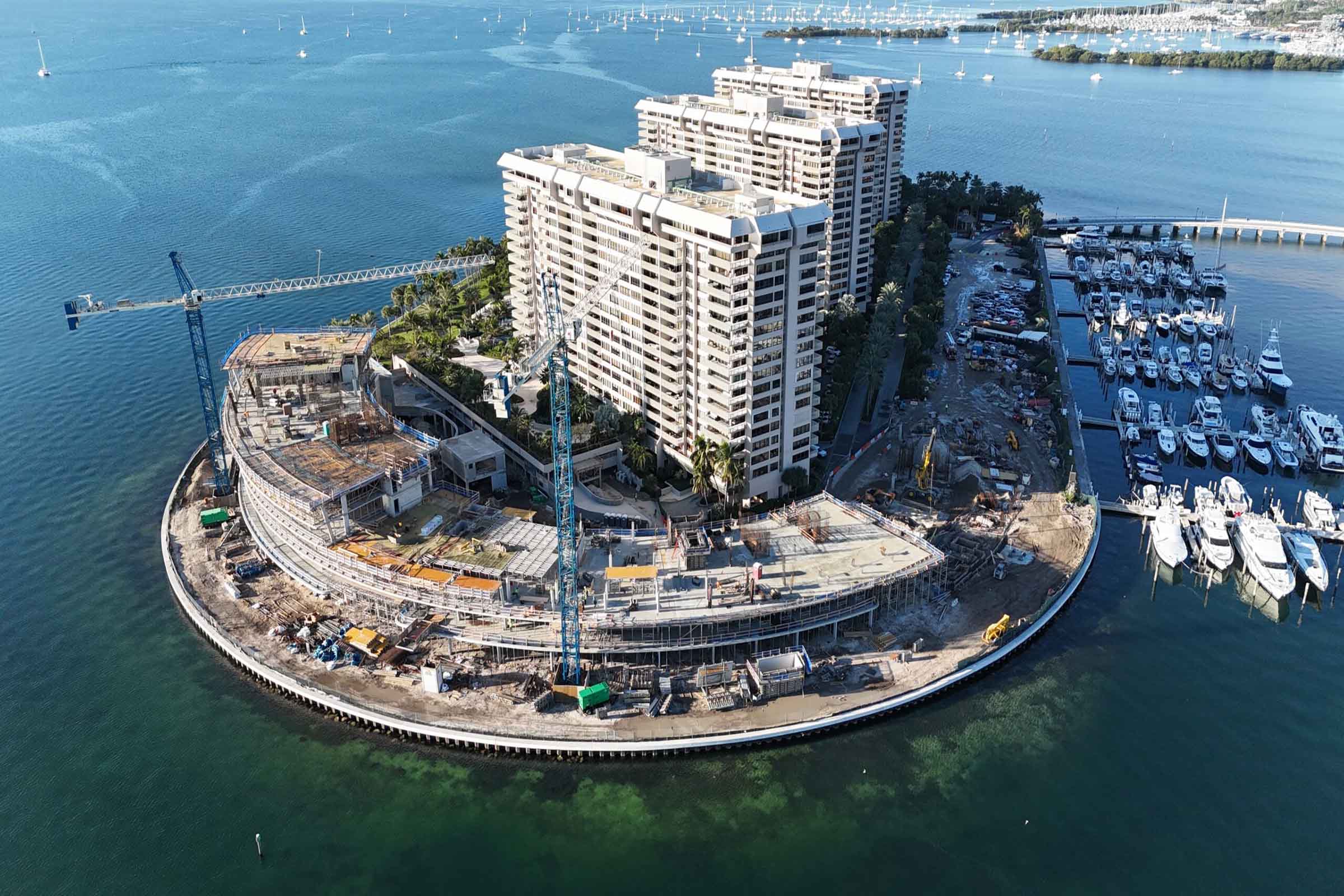 Construction Update On CMC Group’s Vita At Grove Isle In Coconut Grove