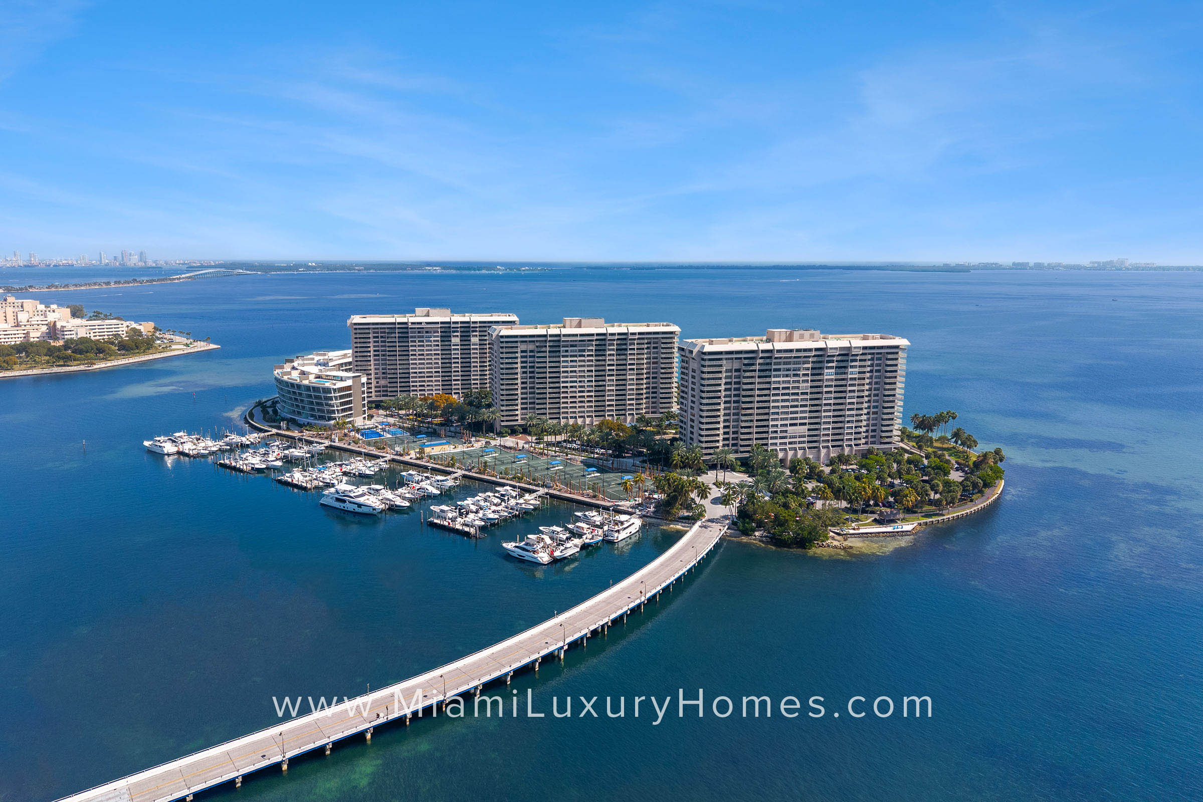 Aerial View of Grove Isle Racquet and Yacht Club Aerial View of Grove Isle Racquet and Yacht Club