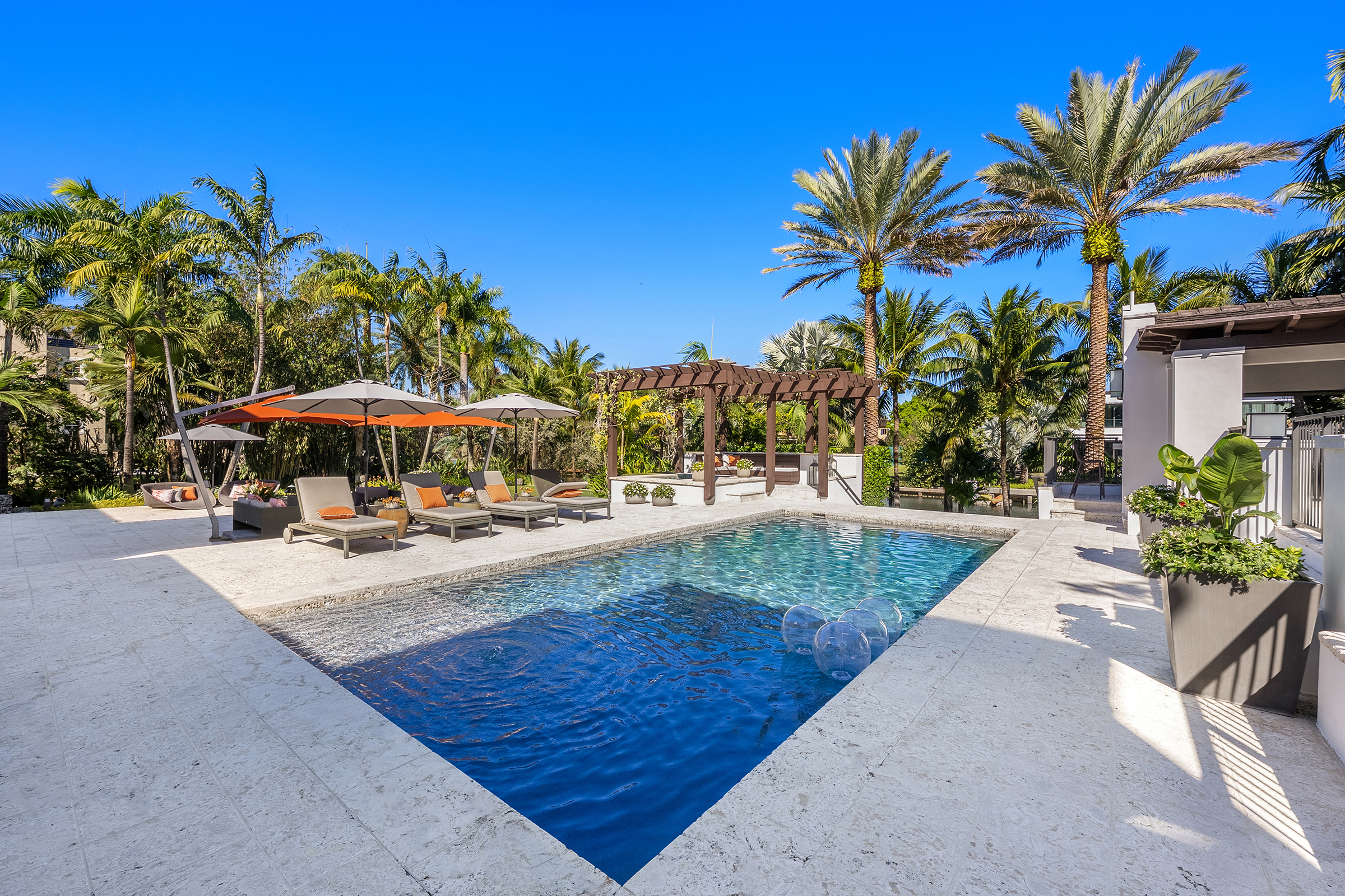 Resort Style Pool at Gables Estate Home Resort Style Pool at Gables Estate Home