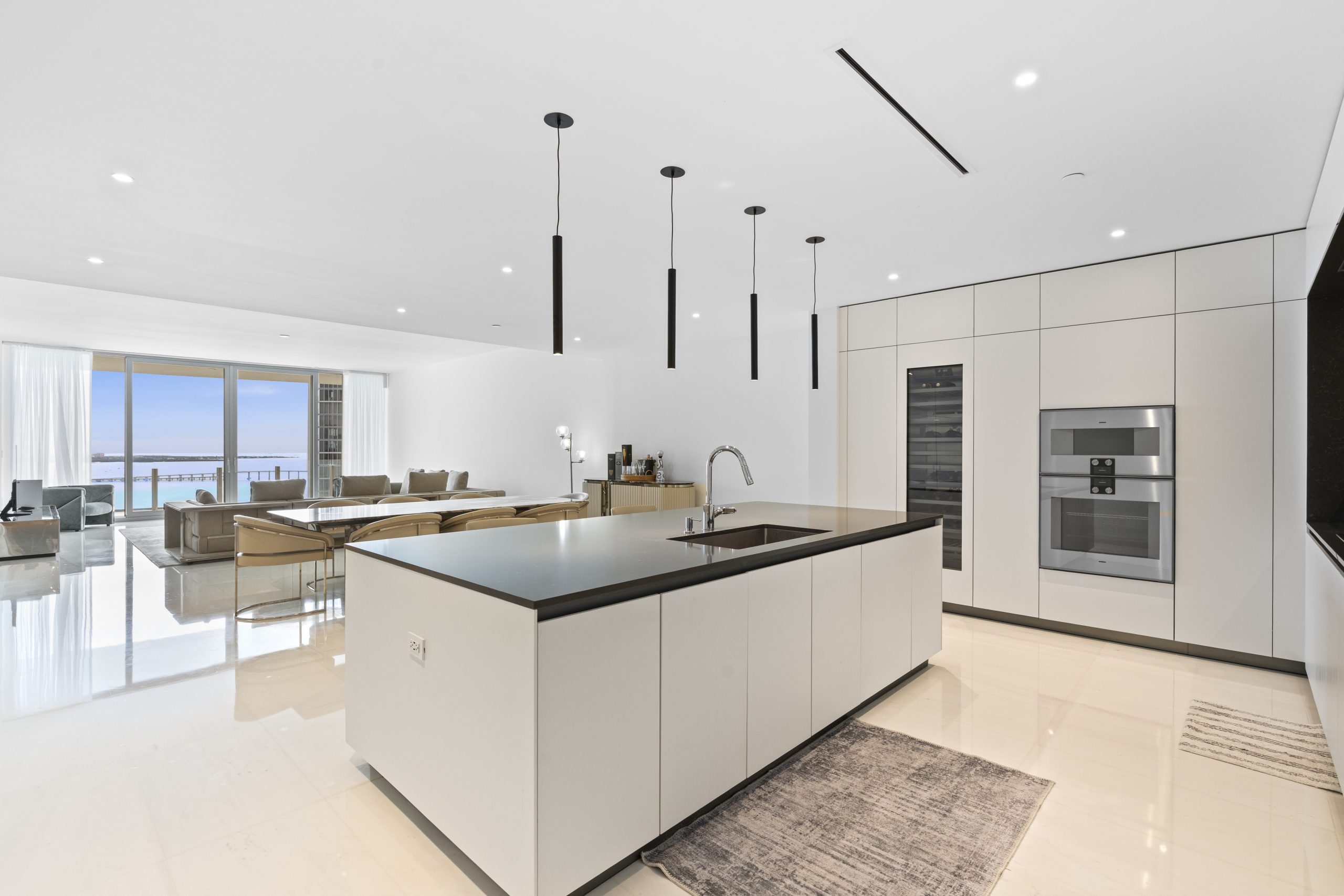 Aston Martin Residence 3304C Kitchen and Living Room View Aston Martin Residence 3304C Kitchen and Living Room View