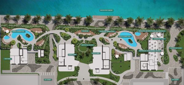 Rendering of Aria Reserve Key Plan Bay Level